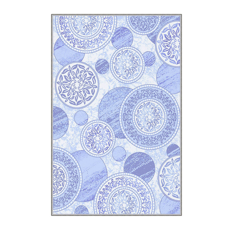 Antibacterial Hall Carpet, 3D Digital Printed, 3.3 x 4.9 ft | 100% Polyester, 0.3 in Pile Height, Non-Slip Underside, Machine Washable, Durable & Easy Care | Perfect for Living Room, Entryway & Home Décor