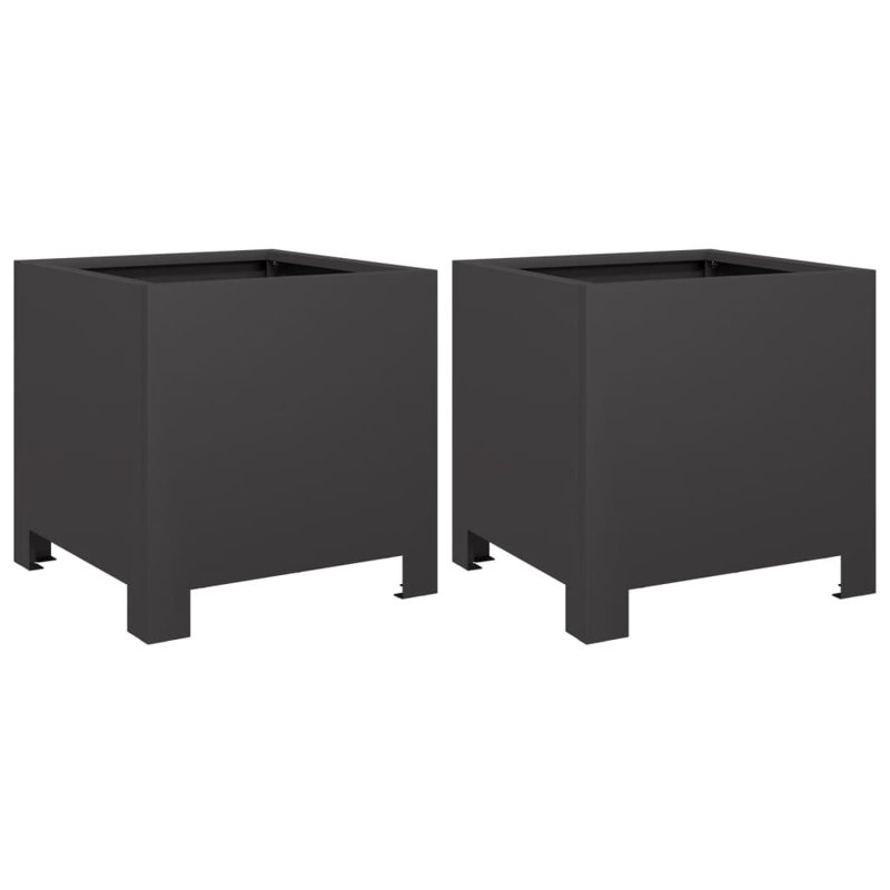 Planter Box, Black, 30cm H x 30cm W x 30cm D