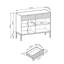 Allanah 104cm W 2 - Drawer Chest of Drawers-1823358357