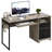 55'' Home Office Computer Desk with File and Storage Drawers,  Fluted Writing Desk with Keyboard Tray&Practical Hook and Open Compartments-189278748