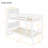 Twin Over Twin Bunk Bed with Shelves-1312131718