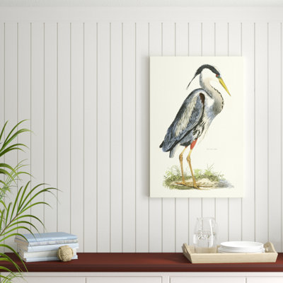 «Custom Great Blue Heron (Mi)», peinture sur toile