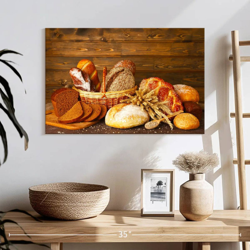Bread Assortment Canvas Print, 16" H x 24" W x 1.25" D