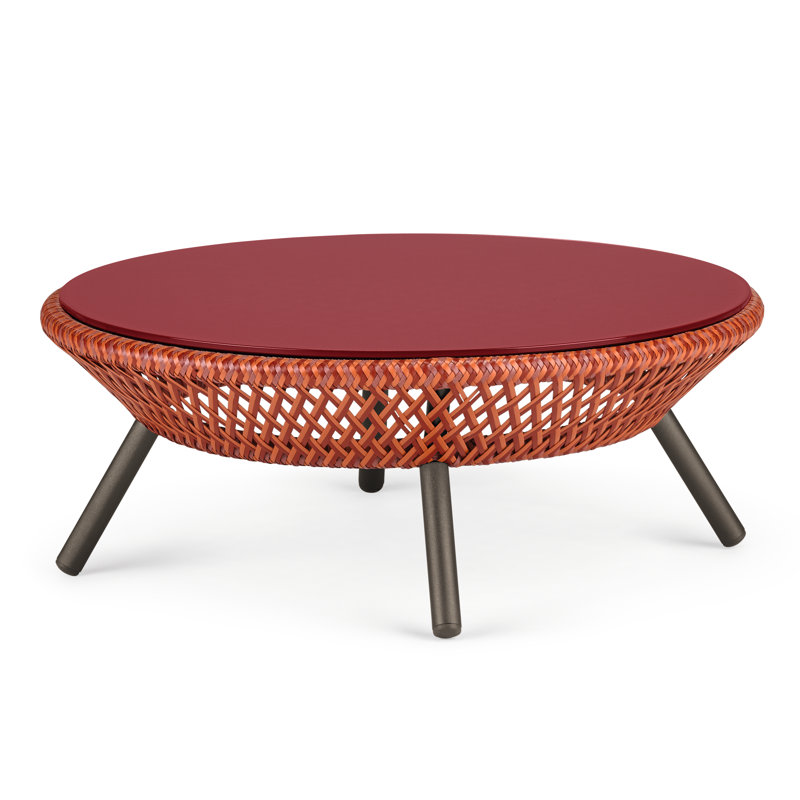 Ahnda Outdoor Round Coffee Table, Elemental, Elemental