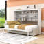Lit escamotable avec canapé escamotable et tablettes DEL Murphy-1376974375