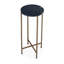 Nigella Marble and Cross Legs Side Table-346669259