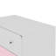 Liston Weishaar 4 Drawer Chest with Custom Green and Pink Panel Design