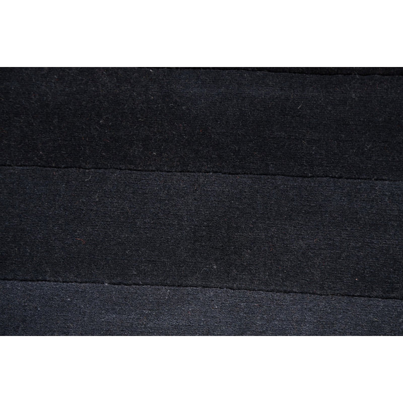 Tapis oriental rayé Gabbeh 3 x 5