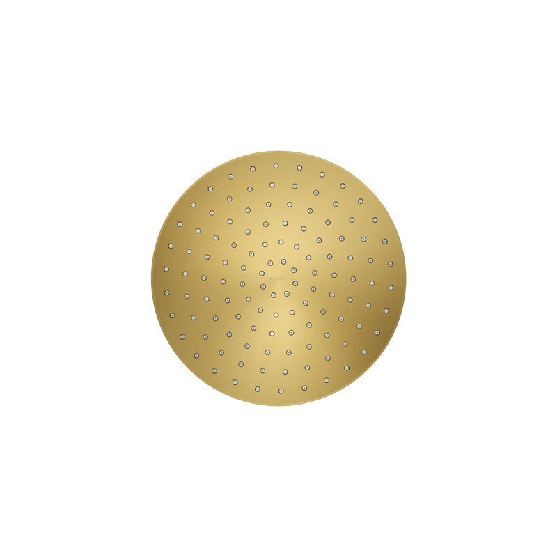Flood Fixed Shower Head, Vibrant Brushed Moderne Brass