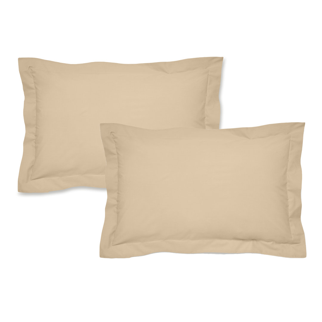 200 Thread Count 100% Cotton Oxford Pillowcase Pair