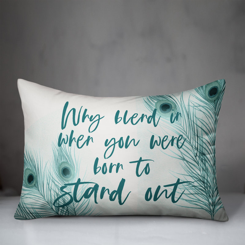 Coussin Peacock Stand Out 2