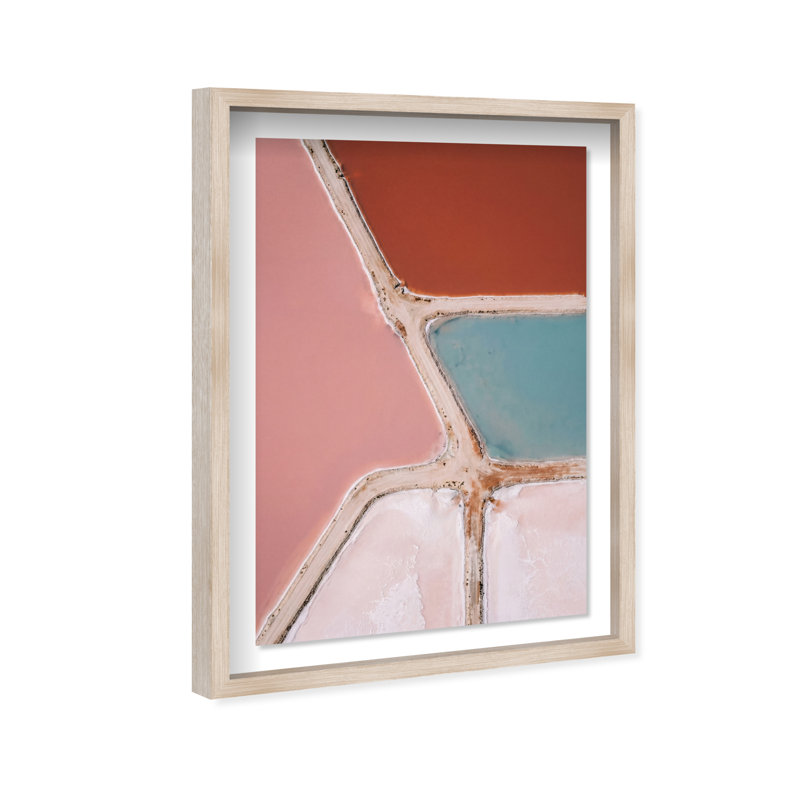Perfectly Aligned Print by Oliver Gal, 17.5"H x 25.5"W, Natural Oak Shadowbox