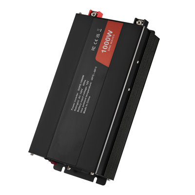 1000W Pure Sine Wave Power Inverter - DC 12V to AC 120V Converter with USB-C PD Port, Remote Control & Safety Protection for Home, RV, and Off-Grid Solar Systems