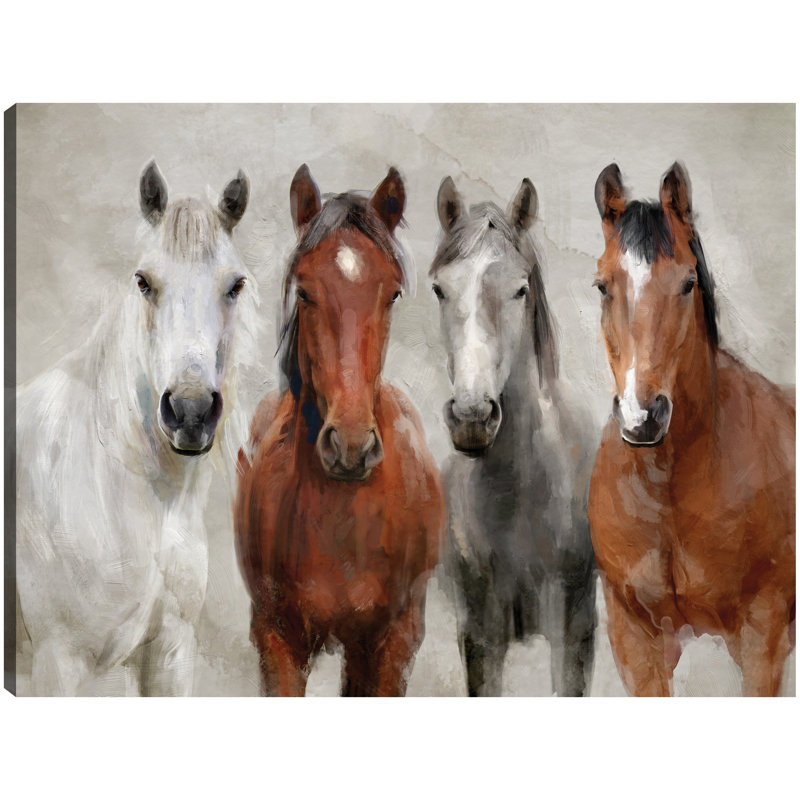 Amigos by Studio Arts Canvas Art Print, 11" H x 14" W x 1.5" D, Wrapped Canvas