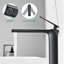 Single Hole Single-Handle High-Arc Modern Bathroom Faucet In Matte Black