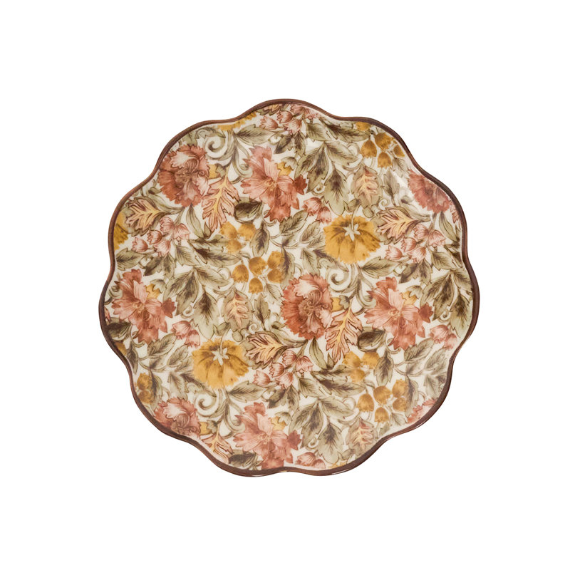 Puro Cocktail Plate - Amber