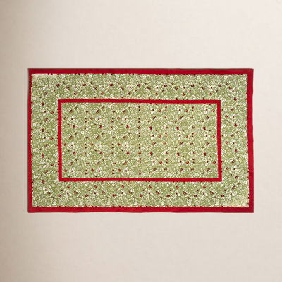 Liljan Floral Christmas Tablecloth