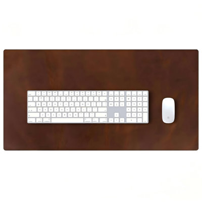 Real Leather Desk Mat Set,Classic 32x16