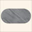 Table basse yukino gris ultrabrillant et finition chromée