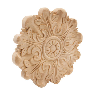 Décoration décorative en résine 8 po x 8 po beige