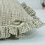 Housse de coussin lombaire à motif de volutes en lin épais Fab divine, décor campagnard (Ratanbel, vert)-106357749-106357750
