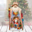 Christmas Figurine in Red/Brown/Blue/Green