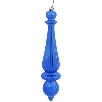 14" Finial Drop Christmas Ornament UV