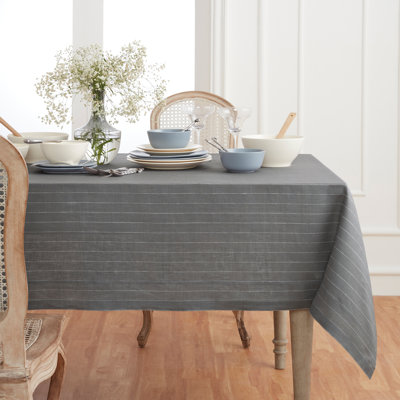 Pinstripe - 100% Pure Linen Tablecloth