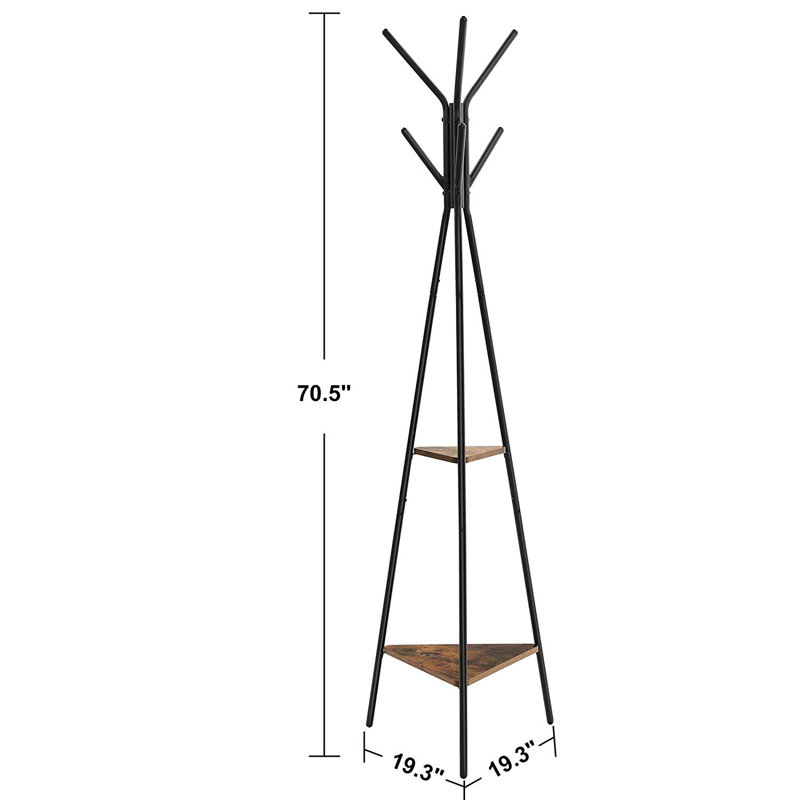 Portemanteau Lakwanzaa, Brun rustique