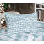 Drap-housse et coussin décoratif bleu marine Ambesonne-106788708