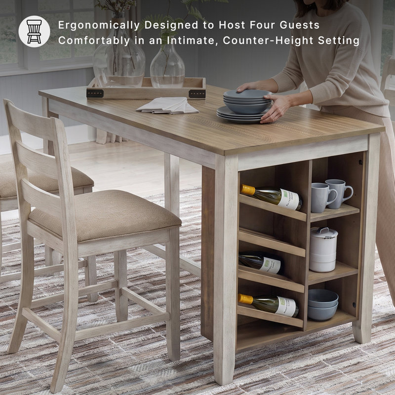 Somerville Acacia Solid Wood Base Dining Table