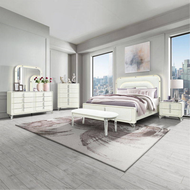 Table de chevet Nora Beige