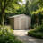 Durable Outdoor Storage Shed with Four Strategically Placed Vents