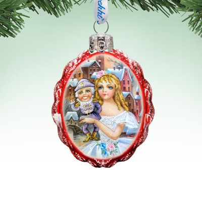 3'' Handmade Wood Holiday Shaped Ornament