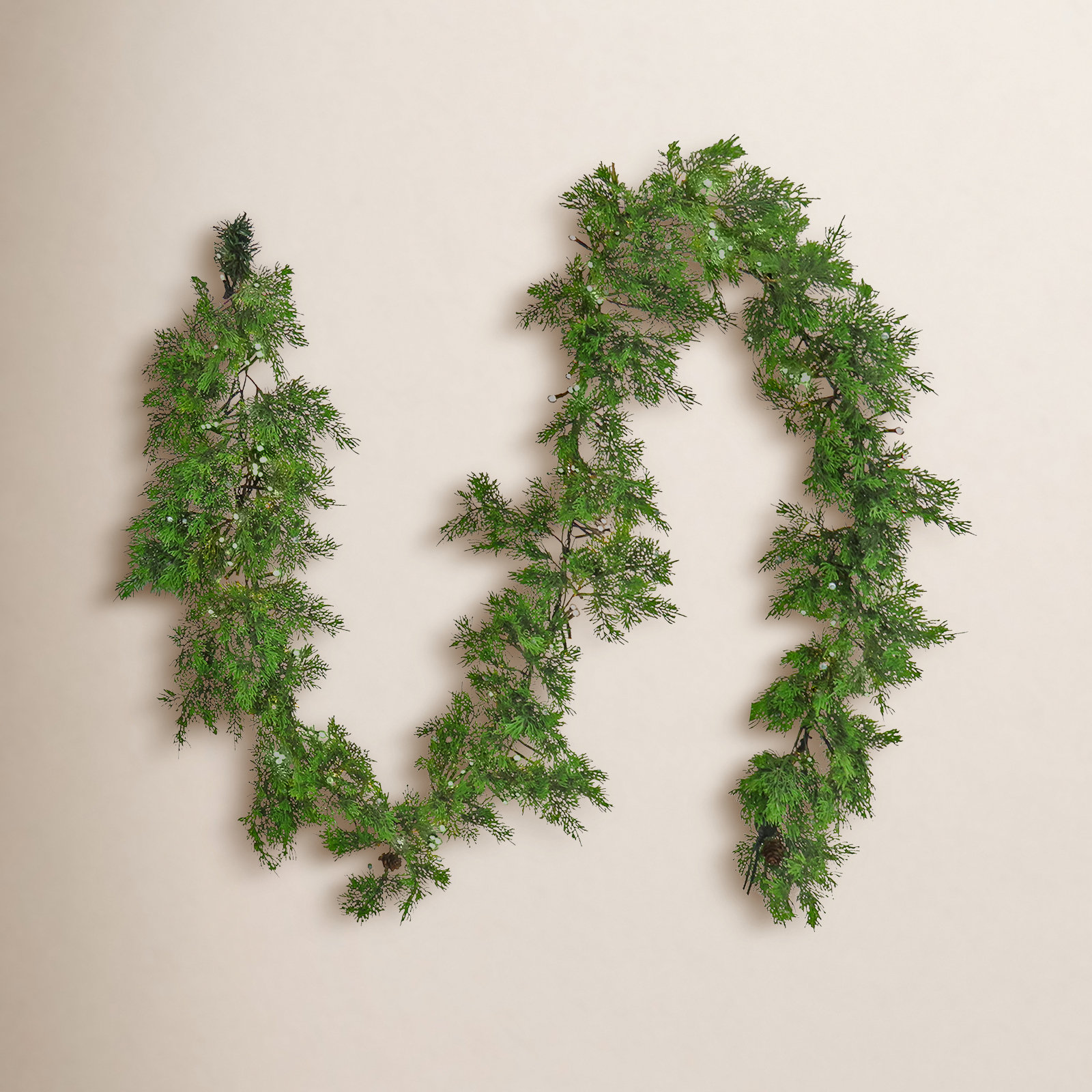108" Pre-Lit Cedar Christmas Garland