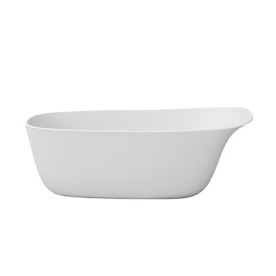 Crestone Casainc Freestanding Soaking Solid Surface Resin Stone Bathtub