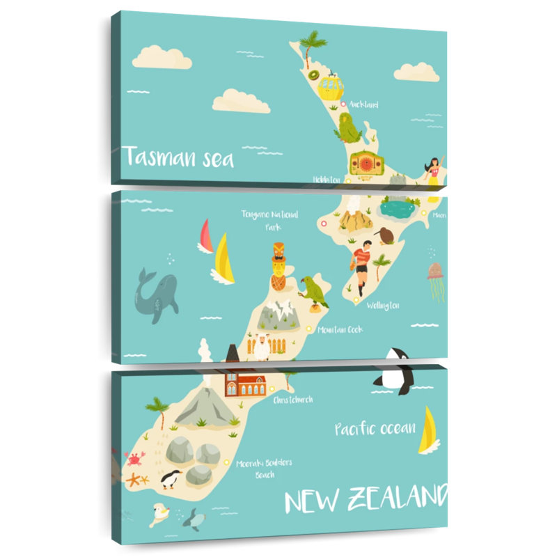 Carte pour enfants Keiri, Nouvelle-Zélande