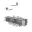 Akillian TV Stand for TVs up to 60" with 2 Wall Shelves-1975814111