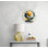 Horloge murale japonaise en verre trempé Zen Bonsai japonais, décor de lune asiatique moderne, montre à chiffres romains dorés, cadeau de pendaison de crémaillère unique