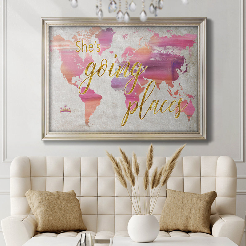 She's Going Places - Reproduction de photo sur toile, H 29 po x l 41 po x P 2,5 po