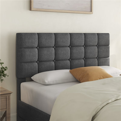 Contemporary Modern Tufted Upholstered Platform Bed