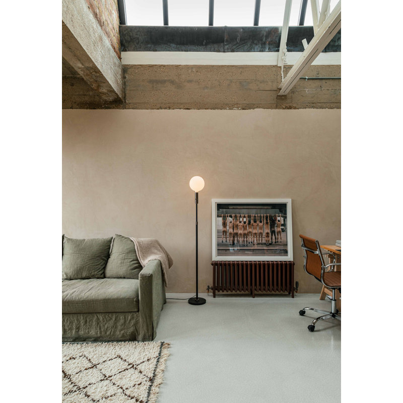 Poise Adjustable Floor Lamp In Graphite