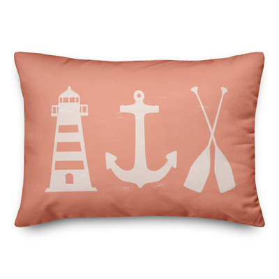  Housse et insert de coussin rectangulaire Coastal