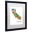 « california state map-1 », impression encadrée encadrée-17983262-19302496