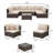 Accomac 6 - Person Modular Patio Conversation Set with Cushions-1568050288