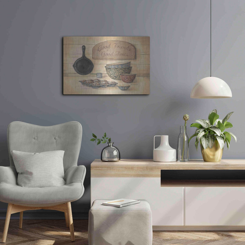 «Good Friends» par Pam Britton, H 16 po x l 24 po