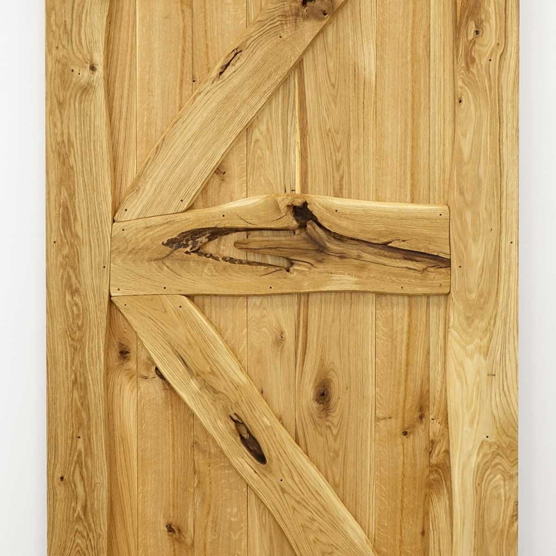 Foresta Solid Barn Door Prefinished, Natural Oil, 90cm x 210cm