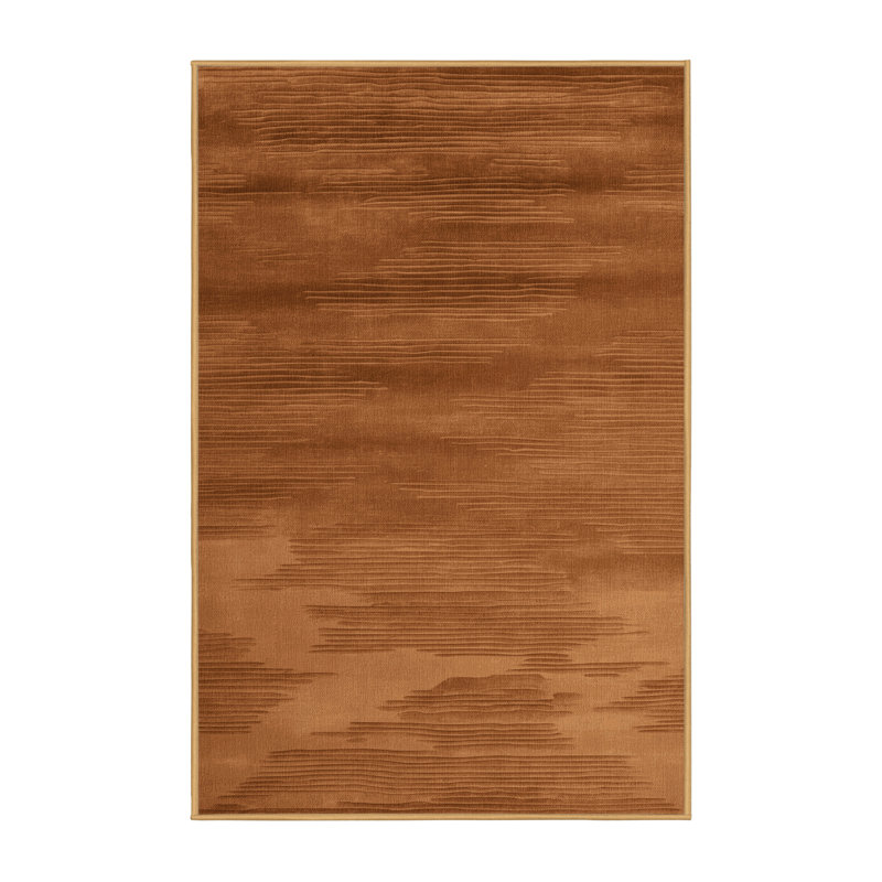 Tapis abstrait lavable à la machine, Rectangle 7 pi x 9 pi