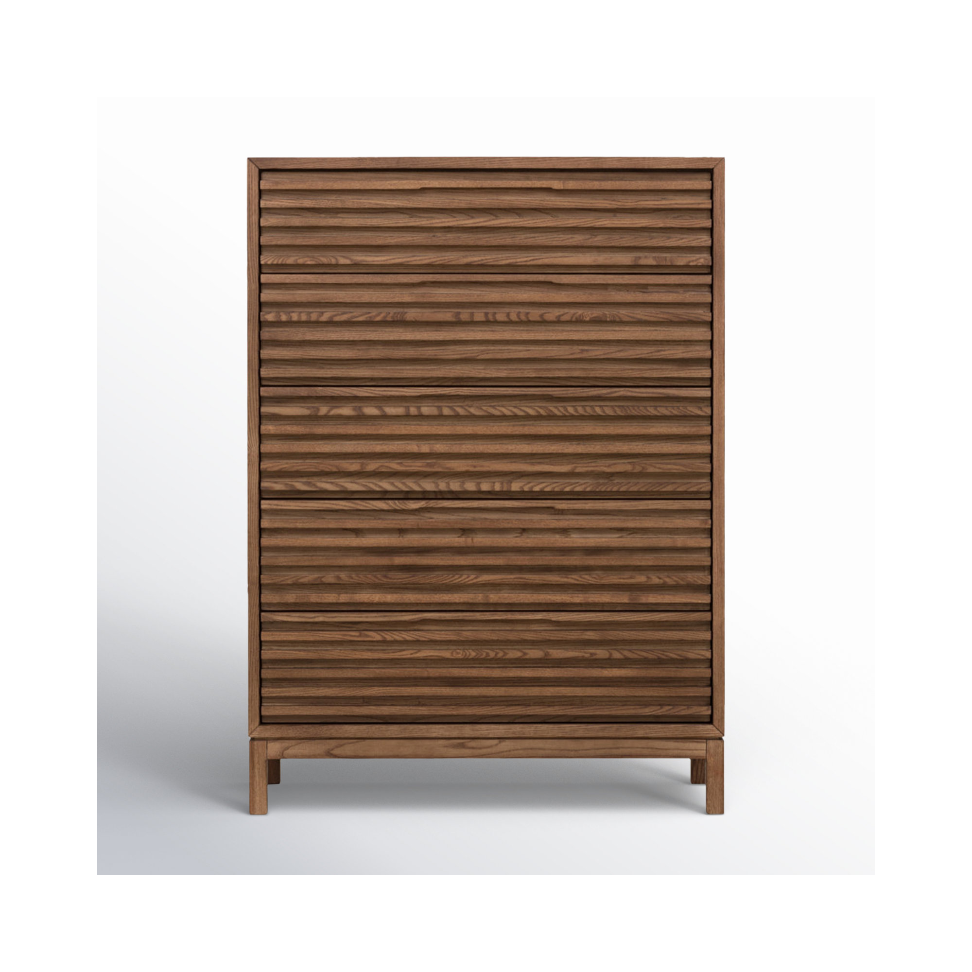 Finnian 5 - Drawer Dresser, Walnut