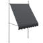 Auvent de terrasse rétractable en polyester Outsunny D-96548089-96548092